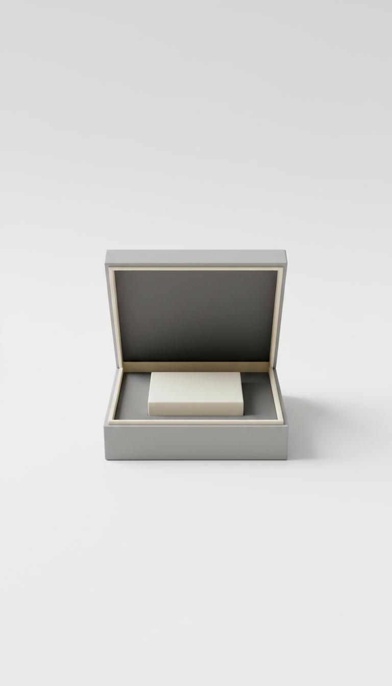 Minimalist Box With Hinged Lid